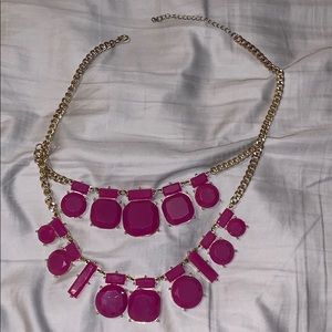 Pink Statement Necklace
